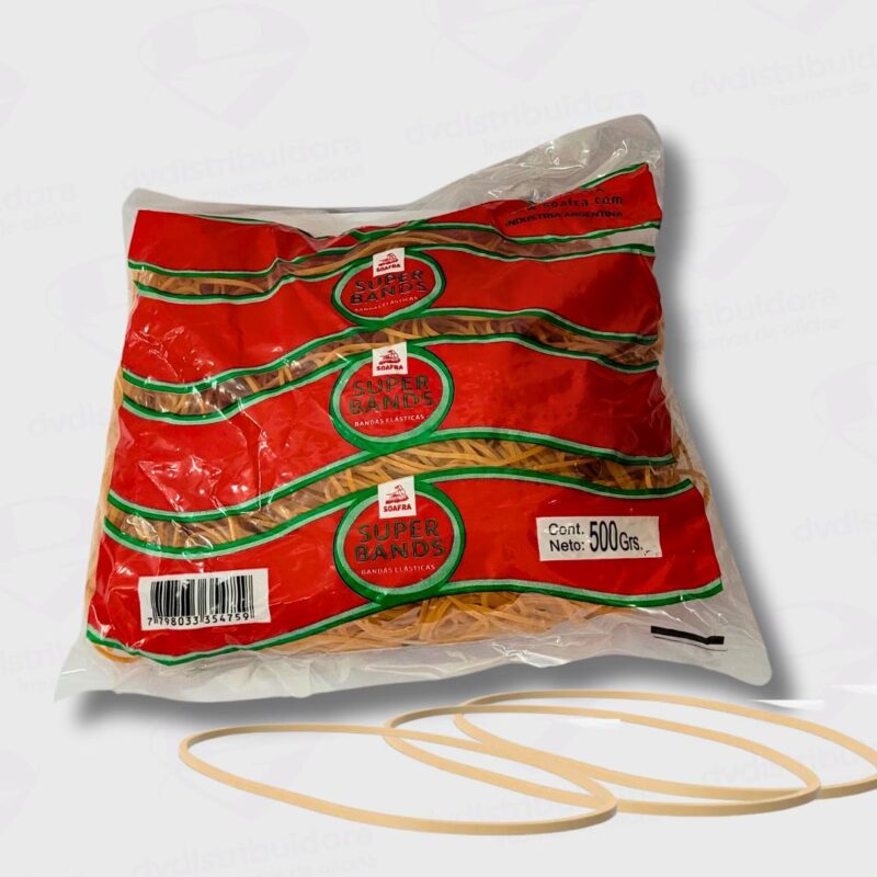 Bandas Gomitas Elasticas Superbands Largo Especial x 500grs