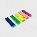 Banderitas Señaladoras Autoadhesivas Fluo Pizzini - 5 Blocks x 25 Hojas De 12MM x 45MM - Organiza Con Estilo Y Eficacia - Imagen 3