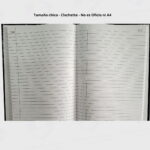 Libro de Actas Clochette "Chico" – Pagoda – 100 Hojas Foliadas 16.5CM x 26CM - Imagen 3