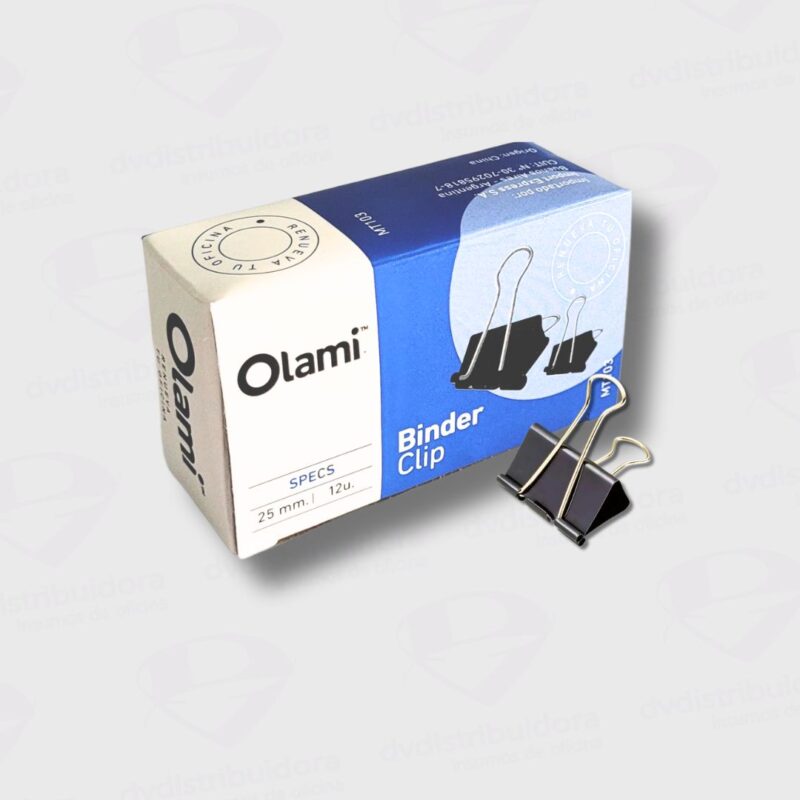 Resmas de Hojas A4 por Mayor: ¿Por Qué Escoger DV Distribuidora? 31 Manito Aprietapapel Broche Binder De 25MM Chico