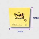 Notas Adhesivas Pop Up 76x76mm Amarillo - Pop Up notes - Imagen 7