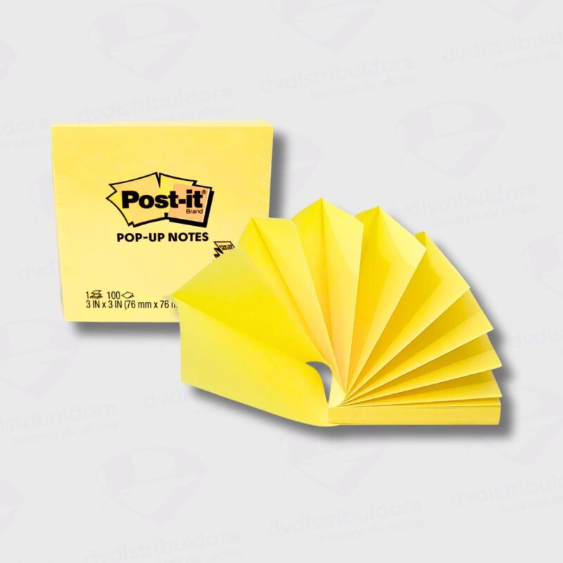 Nota Adhesiva Post It 175 Pop Up 76X76MM Amarillo