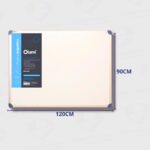 Pizarra Para Marcadores Magnética Blanca Olami 90CM x 120CM - Marco Aluminio - Organiza Tus Ideas - Imagen 4