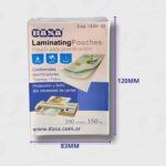 Pouch Sobre Para Plastificar en Caliente Pouch Dasa 83x120mm – Caja x 100 Unidades - Imagen 5