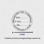 Sello Personalizado Automático Con Diseño A Medida Redondo de 31mm de Diam - Professional Seal R31 - Imagen 3