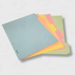 Separadores de Cartulina A4 - APE - 5 Colores Surtidos - Alto Gramaje - Imagen 2