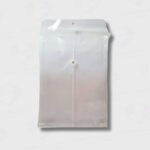 Sobre Plástico con Traba de Hilo y Tapa - Formato Vertical - Avios - Tamaño A4 - Imagen 4