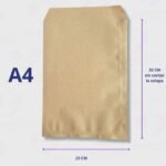 Sobres Manila A4 De Papel Madera 23x32CM 80g - Copy Plus - Paquete x 100 Unidades - Imagen 5
