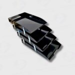 Bandeja Papelera De Escritorio De 4 Pisos Oficio Liggo - Máxima Organización