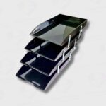 Bandeja Papelera De Escritorio De 4 Pisos Oficio Liggo - Máxima Organización - Imagen 2