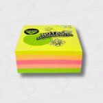 Notas Adhesivas Pizzini 75x75mm 320 Hojas Fluo - Adhesivo Reposicionable - Imagen 3