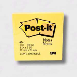 Nota Adhesiva Post It 654 76X76MM Amarillo