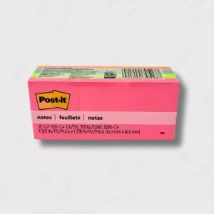 Notas Adhesivas Post It 653 FLUO 38X50MM