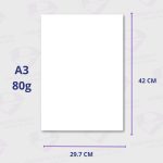 Resma de Papel Ledesma Autor A3 80g | Impresiones Profesionales Garantizadas - Imagen 4