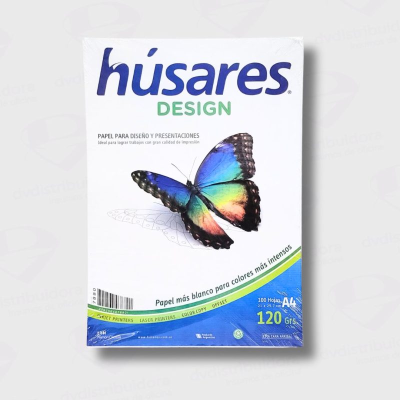 Resma de papel Husares Design 120g x100 hojas
