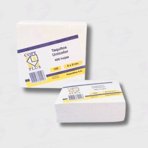 Taco De Color Blanco 9X9CM De 400 Hojas