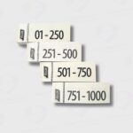 Talonario Guardarropa 1 - 1000 Blanco