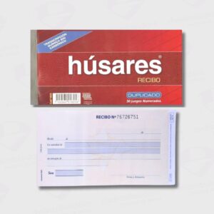 Talonario Husares 1825 Recibo Duplicado