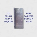 Tarjetero Clingsor 3 Anillos Repuesto E Indíce (2)