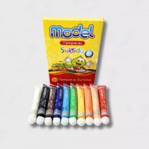 Temperas Model 10 Unidades Surtidas