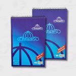 Block Anotador Congreso A4 Con Espiral - 80 Hojas - 210x297MM - Ideal Para Tus Notas y Apuntes