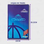 Block Anotador Congreso Oficio Con Espiral - 80 Hojas - 220x353MM - Ideal Para Todo Tipo De Apuntes - Imagen 6