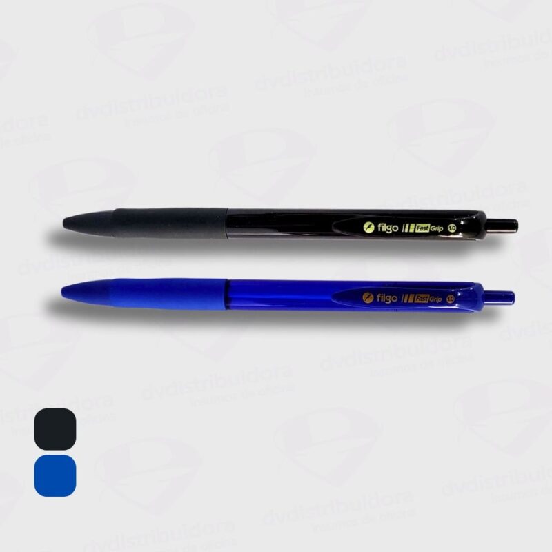 Boligrafo Lapicera Filgo Retractil Fastgrip 1MM