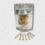 Broche Dorado Mariposa Sifap N10 39MM - Paquete x 100 Unidades - Organización Eficiente