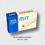 Broche Gancho Para Abrochadora Mit 21/6 x 1000 - Puntas Filosas y Duraderas - Imagen 2