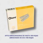 Broche Gancho Para Abrochadora Olami 23/13 x 1000 - Calidad y Precisión - Imagen 2
