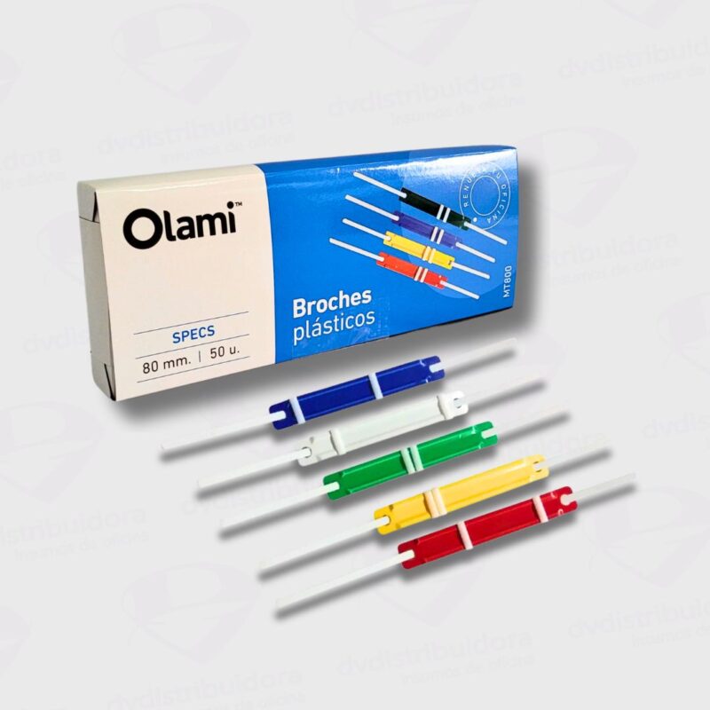 Broche Plastico Nepaco Para Carpetas De Cartulina