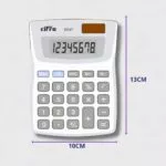 Calculadora De Escritorio Cifra DT-67 De 8 Dígitos - Funciones Básicas y Alimentación Dual - Imagen 7
