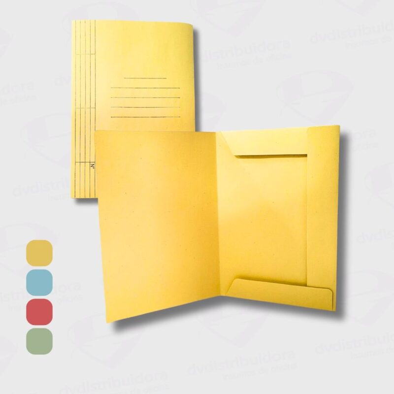 Carpeta De Cartulina 3 Solapas Oficio