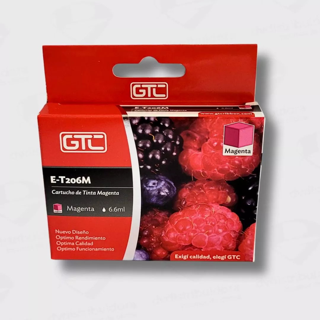 Combo x4 Cartuchos GTC Epson 206 – Para XP 2101 (Negro + Cian + Magenta + Amarillo) – 10% OFF - Imagen 4