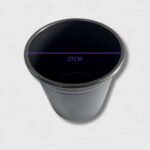 Cesto Papelero De Plástico Para Oficina Liggo - 12LTS - Limpieza y Orden Con Estilo - Imagen 2