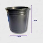 Cesto Papelero De Plástico Para Oficina Liggo - 12LTS - Limpieza y Orden Con Estilo - Imagen 3