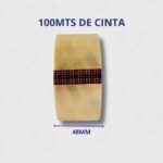 Cinta De Embalar Scotch 3M 48MM x 100MTS Transparente - Poder Adhesivo Idealsco - Imagen 4