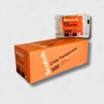 Cinta Adhesiva De Escritorio 3M Scotch 12MM x 25MTS Transparente - Ideal Para El Uso Diario - Imagen 3