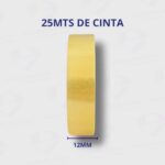 Cinta Adhesiva De Escritorio 3M Scotch 12MM x 25MTS Transparente - Ideal Para El Uso Diario - Imagen 4