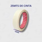 Cinta Adhesiva Doble Faz Stiko 18MM x 25MTS - Adhesión Fuerte y Duradera - Imagen 5