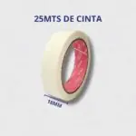 Cinta Adhesiva Doble Faz Stiko 18MM x 25MTS - Adhesión Fuerte y Duradera - Imagen 5
