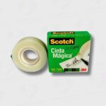 Cinta Adhesiva Scotch 3M Mágica 810 19MM x 32.9MTS - Invisible Sobre Papel - Imagen 3