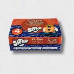 Clips Metálico Sifap Nº4 33MM - Caja x 100 Clips - Calidad y Resistencia En Organización - Imagen 2