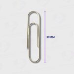 Clips Metálico Sifap Nº5 39MM - Caja x 100 Clips - Organización De Excelencia - Imagen 4