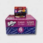 Clips Metálico Sifap Nº6 47MM - Caja x 50 Clips - Organización Eficiente Para Tus Documentos - Imagen 3