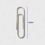 Clips Metálico Sifap Nº8 78MM - Caja x 50 Clips - Organización De Excelencia Para Tus Documentos - Imagen 4