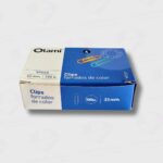 Clips De Color Metálico Forrado Olami 33MM Nº4 - Caja x 100 Clips - Organización De Excelencia - Imagen 2