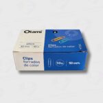 Clips De Color Metálico Forrado Olami 50MM Nº6 - Caja x 50 Clips - Calidad y Estilo En Organización - Imagen 2