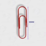 Clips De Color Metálico Forrado Olami 50MM Nº6 - Caja x 50 Clips - Calidad y Estilo En Organización - Imagen 4