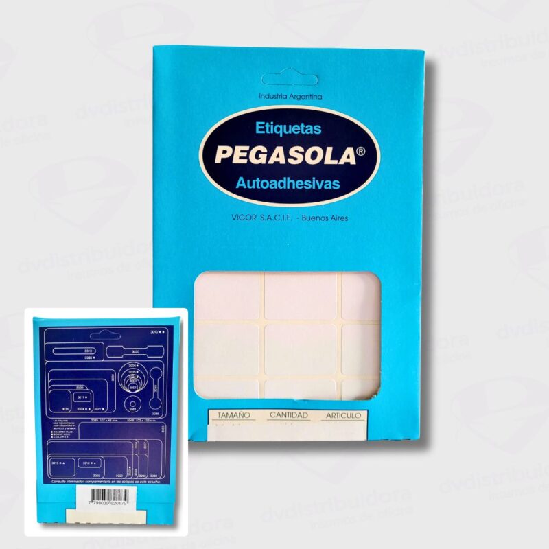 Resmas de Hojas A4 por Mayor: ¿Por Qué Escoger DV Distribuidora? 19 Etiqueta Autoadhesiva Pegasola